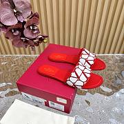 	 Bagsaaa Valentino Garavani Toile Iconographe Sandals Red/White - 4