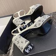 Bagsaaa Chanel Heels Sandals In Silver - 6