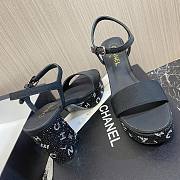 	 Bagsaaa Chanel Heels Sandals In Black - 3