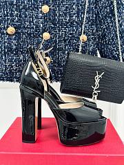 	 Bagsaaa Valentino Patent Leather Black Heels - 1