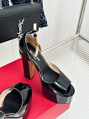 	 Bagsaaa Valentino Patent Leather Black Heels - 6