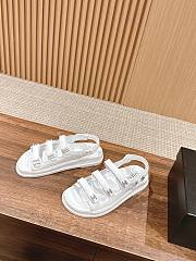 Bagsaaa Chanel Dad Sandals In White 02 - 3