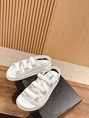 Bagsaaa Chanel Dad Sandals In White 02 - 2