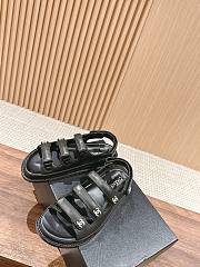 	 Bagsaaa Chanel Dad Sandals In Black 02 - 5