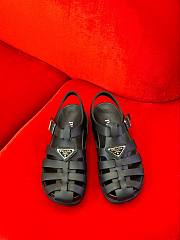 Bagsaaa Prada Foam Rubber Sandals In Black - 1
