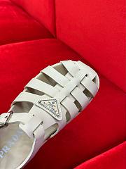 	 Bagsaaa Prada Foam Rubber Sandals In White - 5
