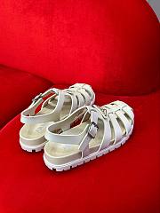 	 Bagsaaa Prada Foam Rubber Sandals In White - 3