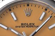 	 Bagsaaa ROLEX OYSTER PERPETUAL Silver and yellow dial 40mm - 2