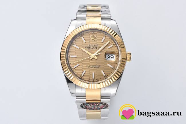 Bagsaaa Rolex Datejust 41 Gold Dial  - 1