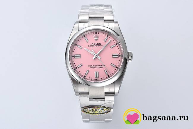Bagsaaa Rolex Oyster Perpetual Pink Dial Size 41mm - 1