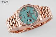 BAGSAAA ROLEX DAY-DATE TURQUOISE WATCH 36MM - 2