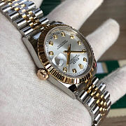 Bagsaa Rolex Lady-Datejust Stainless Steel Yellow Gold and Silver Dial  - 2