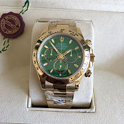 Bagsaaa Rolex Daytona John Mayer Yellow Gold Green Dial 40mm Watch - 1