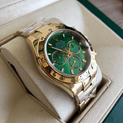 Bagsaaa Rolex Daytona John Mayer Yellow Gold Green Dial 40mm Watch - 6