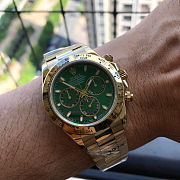 Bagsaaa Rolex Daytona John Mayer Yellow Gold Green Dial 40mm Watch - 3