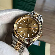 Bagsaaa Rolex Datejust 41MM Gold Bezel Watch - 5