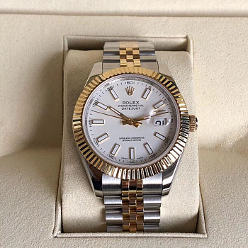 Bagsaaa Rolex Datejust White Dial Oyster Watch