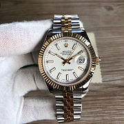 Bagsaaa Rolex Datejust White Dial Oyster Watch - 4