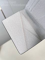 Bagsaaa Louis Vuitton Pocket Organizer White Wallet - 7.5 x 11.1 x 1 cm - 3