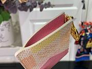 Bagsaaa Louis Vuitton Romy Card Holder Pink - 12 x 8 x 0.8 cm - 4