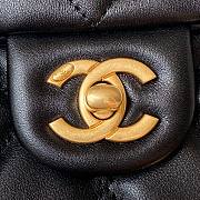 Bagsaaa Chanel Mini Flap Bag AS4385 Black Lambskin With Pearl - 12.5 × 17 × 5 cm - 5