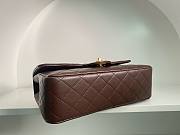 Bagsaaa Chanel Vintage Brown Leather Top handle Flap Bag - 25cm - 4