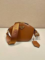 Bagsaaa Prada Leather mini shoulder bag Caramel - 18x15x8cm - 1