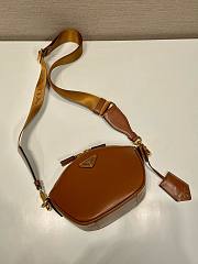 Bagsaaa Prada Leather mini shoulder bag Caramel - 18x15x8cm - 4