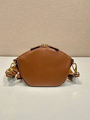 Bagsaaa Prada Leather mini shoulder bag Caramel - 18x15x8cm - 6