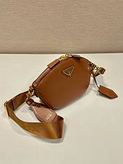 Bagsaaa Prada Leather mini shoulder bag Caramel - 18x15x8cm - 5