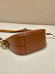 Bagsaaa Prada Leather mini shoulder bag Caramel - 18x15x8cm - 2