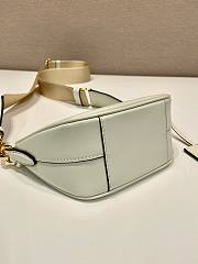 	 Bagsaaa Prada Leather mini shoulder bag White - 18x15x8cm - 4