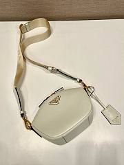 	 Bagsaaa Prada Leather mini shoulder bag White - 18x15x8cm - 3