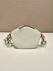 	 Bagsaaa Prada Leather mini shoulder bag White - 18x15x8cm - 2