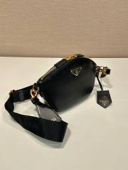 	 Bagsaaa Prada Leather mini shoulder bag Black - 18x15x8cm - 3