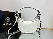 Bagsaaa Versace Repeat Medusa Mini leather shoulder bag in white - 20x4x13cm - 6