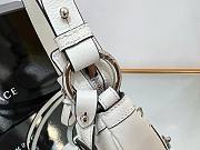 Bagsaaa Versace Repeat Medusa Mini leather shoulder bag in white - 20x4x13cm - 4