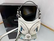 Bagsaaa Versace Repeat Medusa Mini leather shoulder bag in white - 20x4x13cm - 3