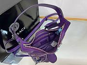 	 Bagsaaa Versace Repeat Medusa Mini leather shoulder bag in purple - 20x4x13cm - 6