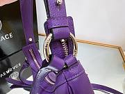 	 Bagsaaa Versace Repeat Medusa Mini leather shoulder bag in purple - 20x4x13cm - 2