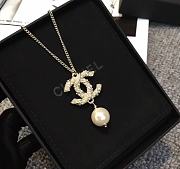 Bagsaaa Chanel CC Pearl Necklace 02 - 1
