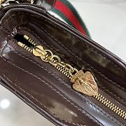 Bagsaaa Gucci Moon Side Mini Shoulder Bag Beige & Ebony 786015 Size 24x12x5cm - 2