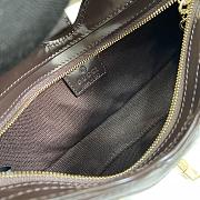 Bagsaaa Gucci Moon Side Mini Shoulder Bag Beige & Ebony 786015 Size 24x12x5cm - 3