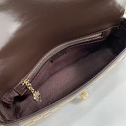 Bagsaaa Gucci Luce Small Shoulder Bag 786015 Beige & Ebony Size 27.5x12.5x6.5 cm - 3