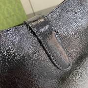 Bagsaaa Gucci Jackie Small Shoulder Bag Black Patent 782849 Size 27.5x19x4cm - 3