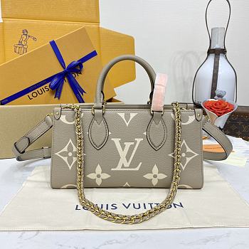 Bagsaaa Louis Vuitton Onthego East West Taupe - 25 x 13 x 10 cm