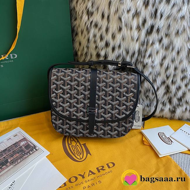 Bagsaaa Goyard Belvedere PM Bag Black Size 22  x 7  x 16 cm - 1