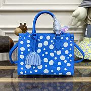 Bagsaaa LV x YK OnTheGo PM Blue and White M46424 - 25x19x11.5 cm - 1