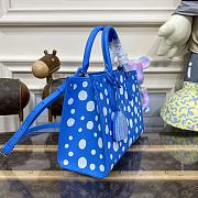 Bagsaaa LV x YK OnTheGo PM Blue and White M46424 - 25x19x11.5 cm - 5