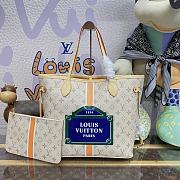 Bagsaaa Louis Vuitton M23501 Neverfull MM Beige/Ocher Size 31 x 28 x 14 cm - 1